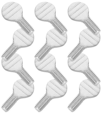FUNOMOCYA Lot de 12 vis moletées en acier inoxydable pour friteuse à air comprimé fourchette barbecue Brochettes Accessoires de four pour une répartition uniforme de la chaleur Entretien facile