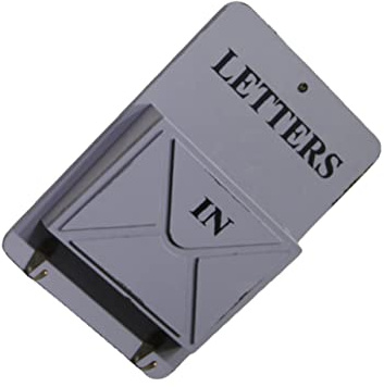 Hemobllo Porta Posta Da Parete in Legno Vintage Organizer Per Lettere Con Ganci Appendi Chiavi e Mensola Multiuso Per Piccoli Oggetti e Decorazione Casa