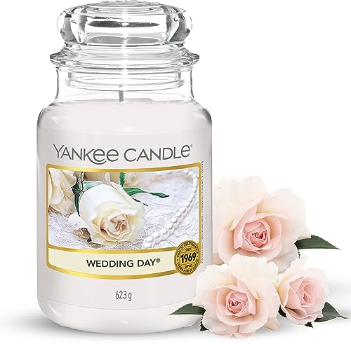 Yankee Candle Duftkerze im Glas (groß) | Wedding Day | Brenndauer bis zu 150 Stunden