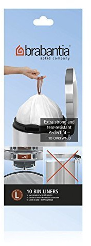 Brabantia 6 Rolls x 10 Type L 45 Litre Bin Liners (60 bags in total) by Brabantia
