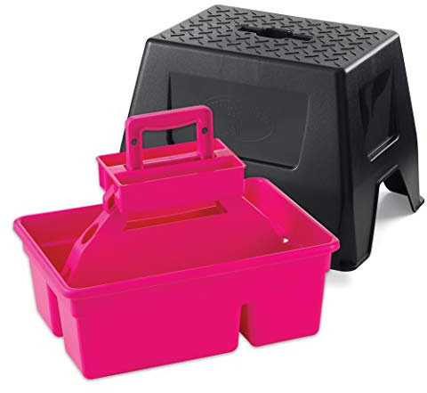 Little Giant Duratote Step Stool with Grooming Box Pink