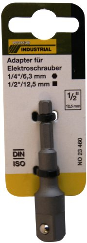 Proxxon 23460 Adapter für Elektroschrauber Abtrieb 12,5mm (1/2)