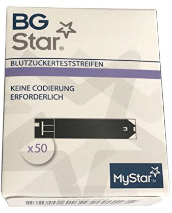 BGSTAR - Strisce per test 50 pezzi
