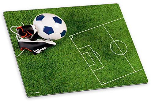 itenga Schreibtischunterlage Fußball Fußballfeld abwischbar rutschfest glatt Kunststoff
