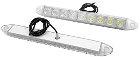 MASO Luz de circulación diurna 2 unids 9LED coche conducción DRL niebla lámpara luz Super blanco 12 V