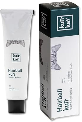 Hairballkun - Pasta Antibolas para Gatos en Formato Tubo de 100g | Suplemento Natural para Reducir la Muda, Favorecer la Digestión y Cuidar el Pelaje