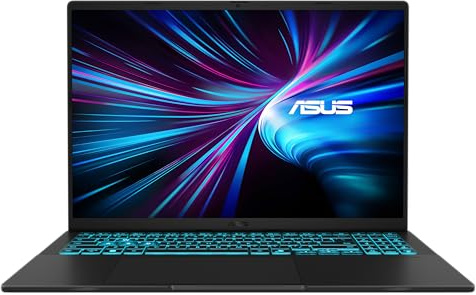 ASUS V16 (2026) con NVIDIA® GeForce RTX™ 5060, processore Intel® Core™ 7 240H, Display anti-riflesso da 16 a 144Hz, RAM 16GB, 1TB SSD, Win 11 Home, Nero, Layout ITA