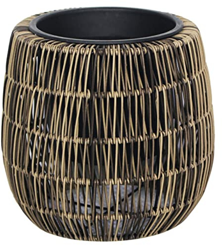 TrendLine Polyrattan Pflanztopf Ø 28 x 26 cm braun Körbe, Blumentöpfe, kästen & Untersetzer