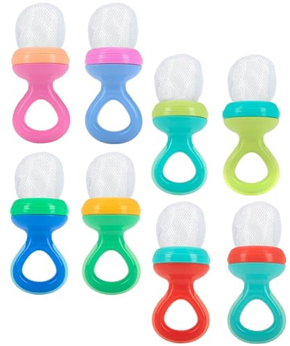 Nuby Nibbler Mesh First Soft Foods Futterspender, 2 Stück, Farben können variieren