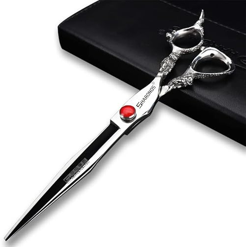 8 pulgadas de modelado profesionales de tijeras (8-inch flat shear) | Estudio de modelado 440c de tijeras peluqueros