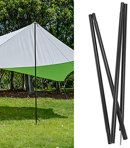 PNAJFUEL Zeltstange, Campingstange, 2 M, Verstellbare, Teleskopische Planenstange, Segel, Schattenstange