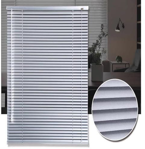 Aluminium Venetian Blinds, 40/70/90/115/125/135cm Metal Window Blinds, Blackout Venetian Shades, Horizontal Blinds for Windows and Doors,WxH-115x130cm/45.3 * 51in
