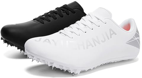 Leichtathletik Spike Schuhe,Spiked Leichtathletikschuhe 8 Spikes,rutschfeste Turnschuhe,Leichte Professional Sportschuhe,Atmungsaktiv und bequem,für Männer,Frauen,für Training Langstreckenlauf