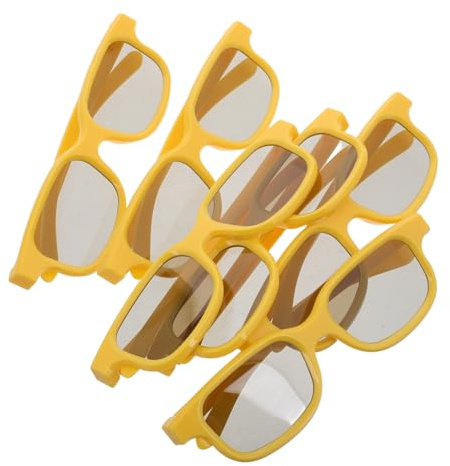 Vaguelly Gafas 3d Aptas Para Toda La Familia 6 Piezas Visores De Películas De Plástico Para Niños Y Niñas Para Mejorar La Experiencia Cinematográfica En Familia