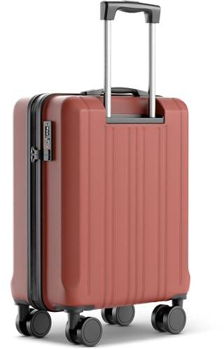 Wertes Handgepäck Koffer 55x40x20cm - 36L - TSA Schloss - Kabinenkoffer mit Dopperollen, Reisekoffer, Handgepäck Trolley