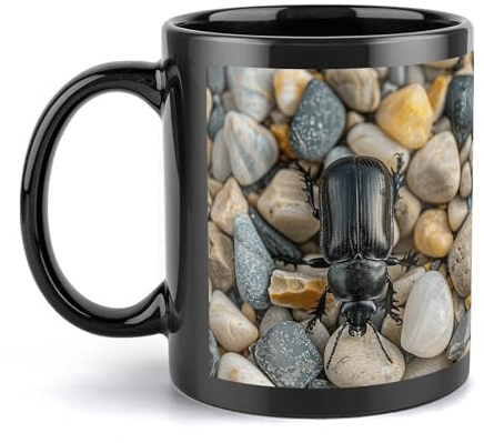 Keramiktasse mit Aufschrift Stones And Bugs, groß, mit Griff, einzigartiger Stil für jede Küche, personalisierbar, lustig, Latte-Tasse, ideal für Tee, heiße Schokolade, für Männer, Frauen, Büro