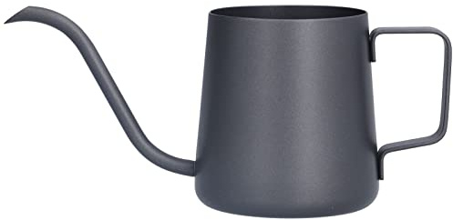 WPKD BLUEIY Cafetière à bec long et étroit, bouilloire à col de cygne en acier inoxydable de qualité alimentaire pour la maison, le bureau, bec verseur, accords de cuisine, capacité de 1 l