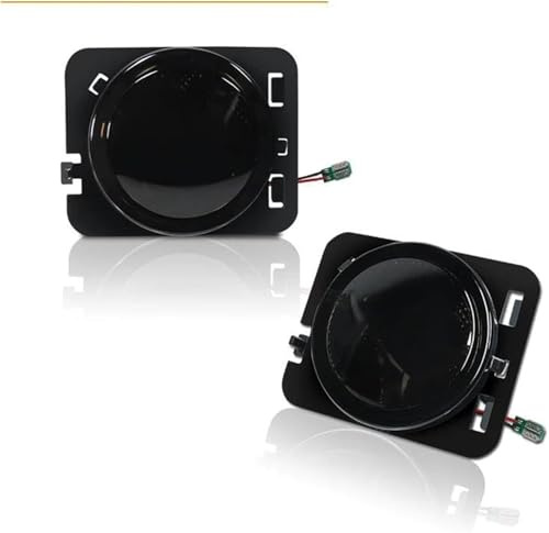 Byicoo Gruppo fanale posteriore per Jeep per Wrangler JK 2007-2017 luci di posizione laterali (nero)