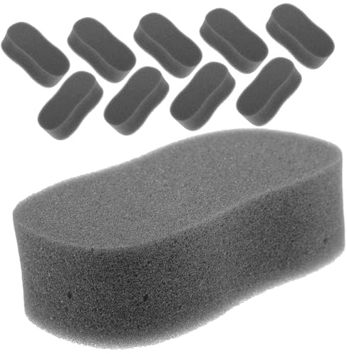 LALADEFIEE 10 pièces Brosse Éponge Douce pour Coiffeur Élimination Confortable des Poils Autour Du Cou et Visage Accessoire Salon Homme et Barbershop