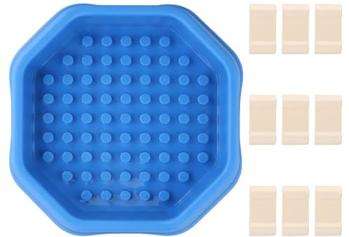 Slow Feeder Dog Bowl for Small Breed, Pet Puzzle Feeder Bowl Design, Slow Eating Pet Bowl to Prevent Choking and Enhance Digestive Health, Anti-Spill Cat and Dog Bowl with Large Base