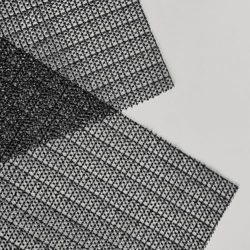 Antideslizante Alfombra 190 x 375 cm Segura e Inodora Alfombra Multiusos Can Be Cut to Any Size Easily para para Cajones Estantes Bandeja, Negro