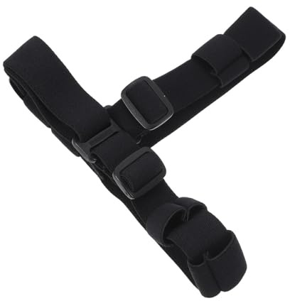 JOINPAYA Sangle de Rechange Réglable pour Lampe Frontale Noire, Bandeau Élastique Compatible Lampe Torche, Accessoire Robuste pour Randonnée, Course Nocturne et Activités de Plein Air