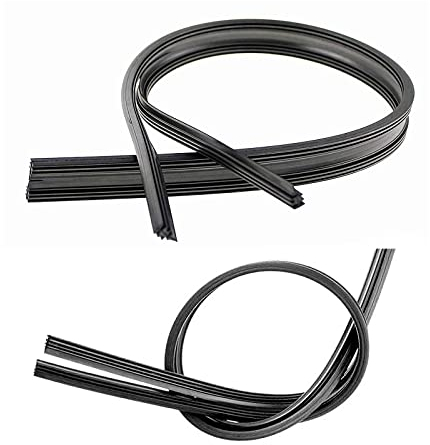 4 Pezzi Gomma Tergicristallo Universale, 800mm Ricariche per Spazzole Tergicristallo, Gommino Tergicristallo, per Tutti i Graffi del Parabrezza per Automobile