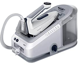Braun CareStyle 7 IS7262GY, Centro de Planchado con Generador de Vapor Profesional, FreeGlide 3D, iMode e iCare, Planchado Vertical, Ultimate FastClean, Depósito Extraíble 2 L, 2700W, Violeta