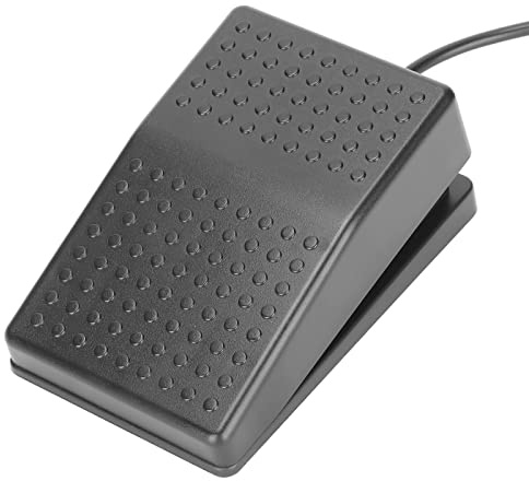 KIMISS USB Foot Pedal for Gaming and Transcription - Programmable Keyboard Mouse with USB A Interface