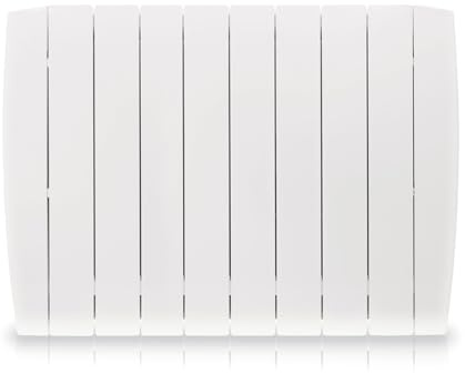 HJM Emisor Térmico Cerámico WiFi Bajo Consumo OPTIMA 1250, Programación 24/7, Funciones Ahorro, Turbo Programable, 1250W, Blanco