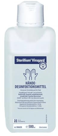 5 x 500ml Sterillium Virugard Hygiene Händedesinfektion Desinfektionsmittel