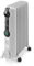 De'Longhi TRRS 0920C Radia S - Radiador de aceite, Termostato Ambiente Ajustable, Comfort-Temp, 9 Elementos, Blanco y Negro