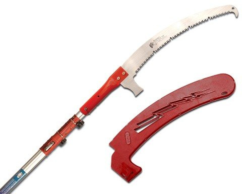 Barnel Z555P2-Z555S Teleskopstangensäge mit 43,2 cm gebogenem Wellenschliff