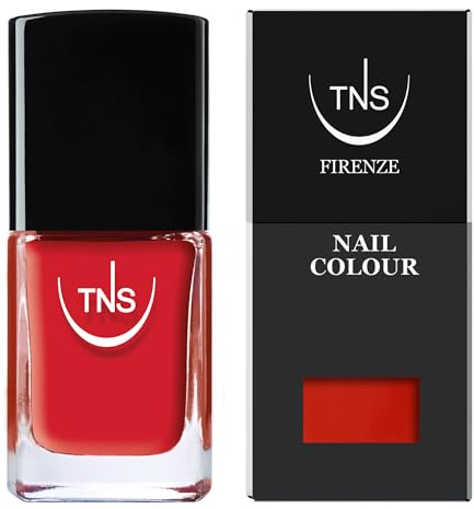 TNS Cosmetics - My Funny Valentine smalto rosso formula professionale, coprente e brillante 10 ml
