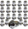 20 écrous de roue pour jantes aluminium d'origine Ford à collerette conique jantes alliage léger M12 x 1,5