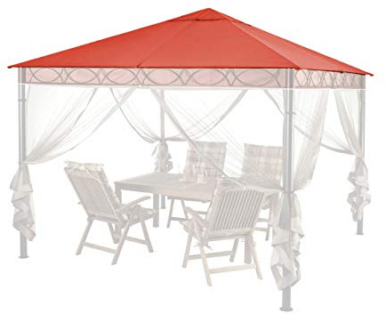 QUICK STAR Ersatzdach 3x3m Stil Pavillon Rotorange RAL 2001