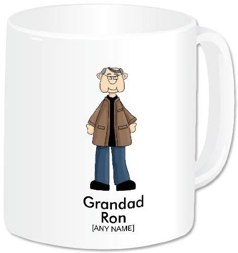 Grandad Gifts - Personalised Jumbo 20oz Grandad Mug Cup- Novelty Present For Him. Great For Birthday Christmas Father's Day Grandad Grandfather