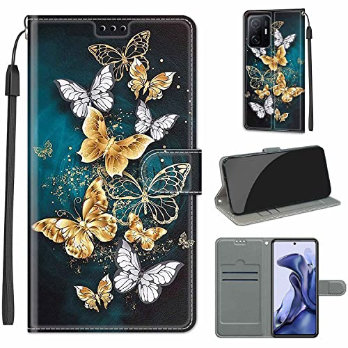 Mobiltelefonskal för Xiaomi 11T 5G/11T Pro 5G läderfodral mobilfodral för Xiaomi 11T 5G/11T Pro 5G fodral läder flip fodral plånbok fodral