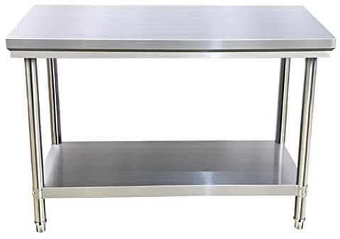 OYhmc Edelstahl-Grillständer-Tischarbeitsplätze mit Unterboden für Hotel, Zuhause, Restaurantküche