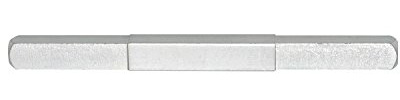Marchesi Drückerstift abgesetzt - Vierkantstift von 8,5 auf 8mm, Länge 160mm - Türbeschlag, Stahl verzinkt