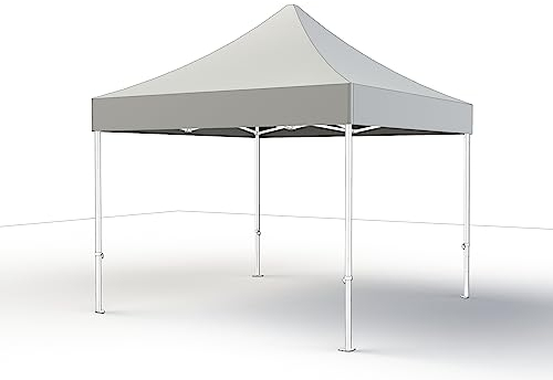 Toit Blanc à pavillon Pro 3 x 3 m, revêtement en Polyester, revêtement en PVC, 300 g/m² en Blanc