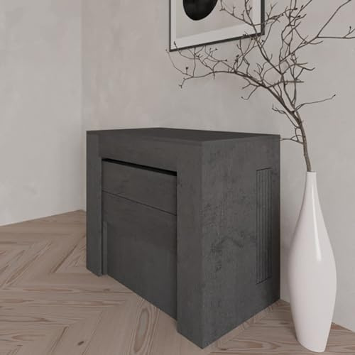 VE.CA - Kit Karen - Console extensible - 2 bancs - aluminium - Dimensions : 90 x 77 x 51,5 à 300 cm - Pétrole - Mobilier de cuisine - Fabrication italienne