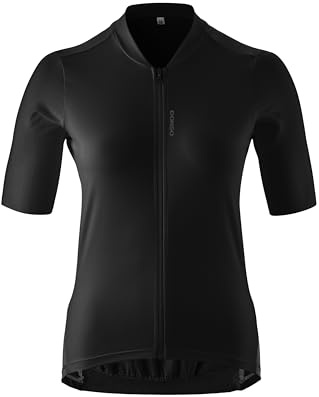 Gonso Sitivo Trikot W, Damen Rennradtrikot, Fahrradtrikot | Atmungsaktives Mesh, 3-teilige Steck-Rückentasche und RV-Tasche, Enganliegende Passform, Perfekt für den Sommer