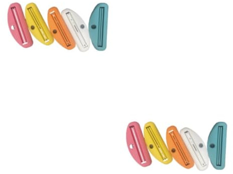 yuwqqoajv 2 Set of Tube Squeezer with Rolling Dispenser Tube Paint Ointment Lotion Squeezer Kitchen Tube Plastice Rolling Etc. 5pcs（5