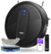 MONSGA Robot Vacuum with Mop, 3 in 1 Vacuum and Mop Robotic Vacuum with Auto Boost, 140mins Runtime, 3000Pa Powerful Suction, 3.2 inch Thin Robot Hoover, APP/Remote/Voice Control, for Hard Floors