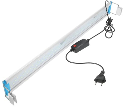 WRITWAA Aquarium Led Lampe Energiesparende Beleuchtung FüR Fischbecken Und Wasserpflanzen Mit Hoher Farbwiedergabe Und DüNnem GehäUse FüR Aquaristik ZubehöR