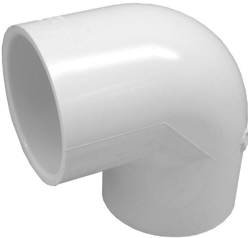Genova Products 30705CP Rohrbogen aus PVC, 1,27 cm, 90 Grad, Weiß, 10 Stück