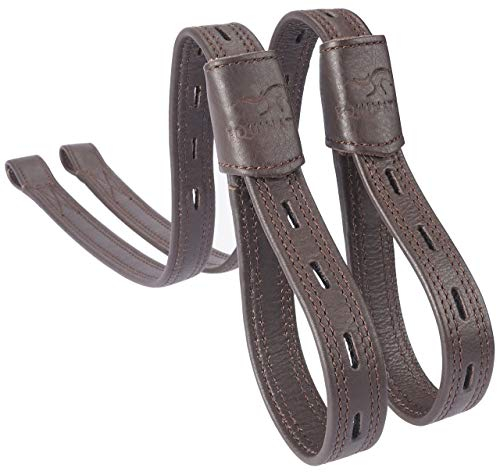 Equinate Slimline Mono Steigbügelriemen Braun 60 cm