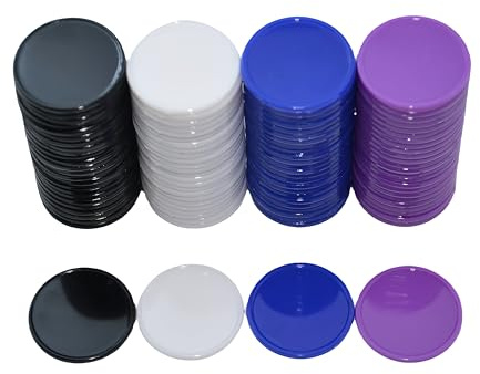 Smartdealspro Lot de 100 jetons de Poker en Plastique Opaques avec boîte de Rangement 1