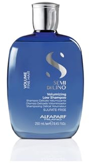 Alfaparf Milano| Semi di Lino Volume | Volumizing Low Shampoo - Shampoo delicato volumizzante e corporizzante per capelli fini, 250ml